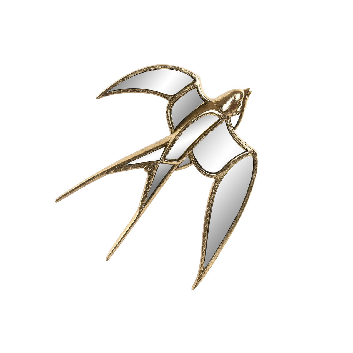 Decoración de Pared Home ESPRIT Dorado Moderno 28,5 X 3 X 28,5 CM