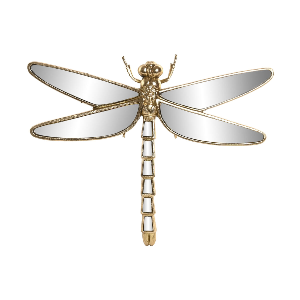 Decoración de Pared Home ESPRIT Dorado Moderno Libélula 25 X 4 X 31,5 CM