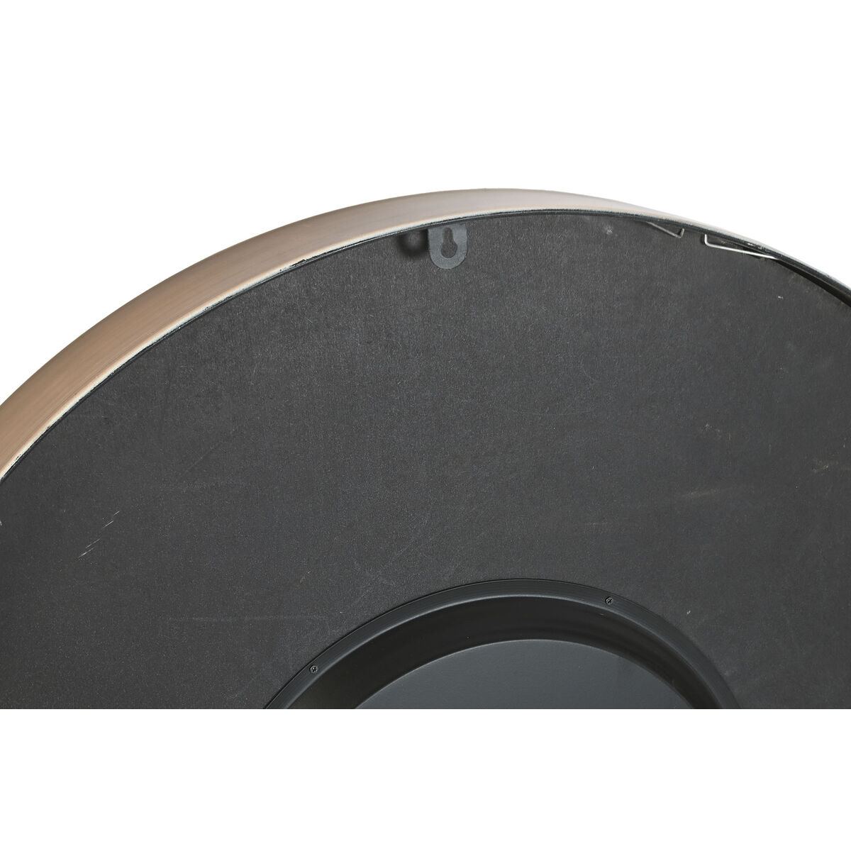 Reloj de Pared Home ESPRIT Blanco Dorado Metal Cristal Urbano 80 x 8 x 80 cm