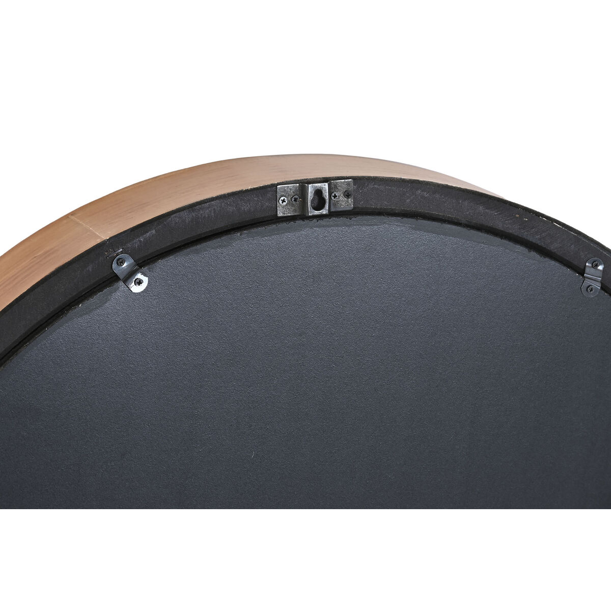 Reloj de Pared Home ESPRIT Negro Natural Cristal Madera de pino Loft 63,5 X 8,5 X 63,5 CM