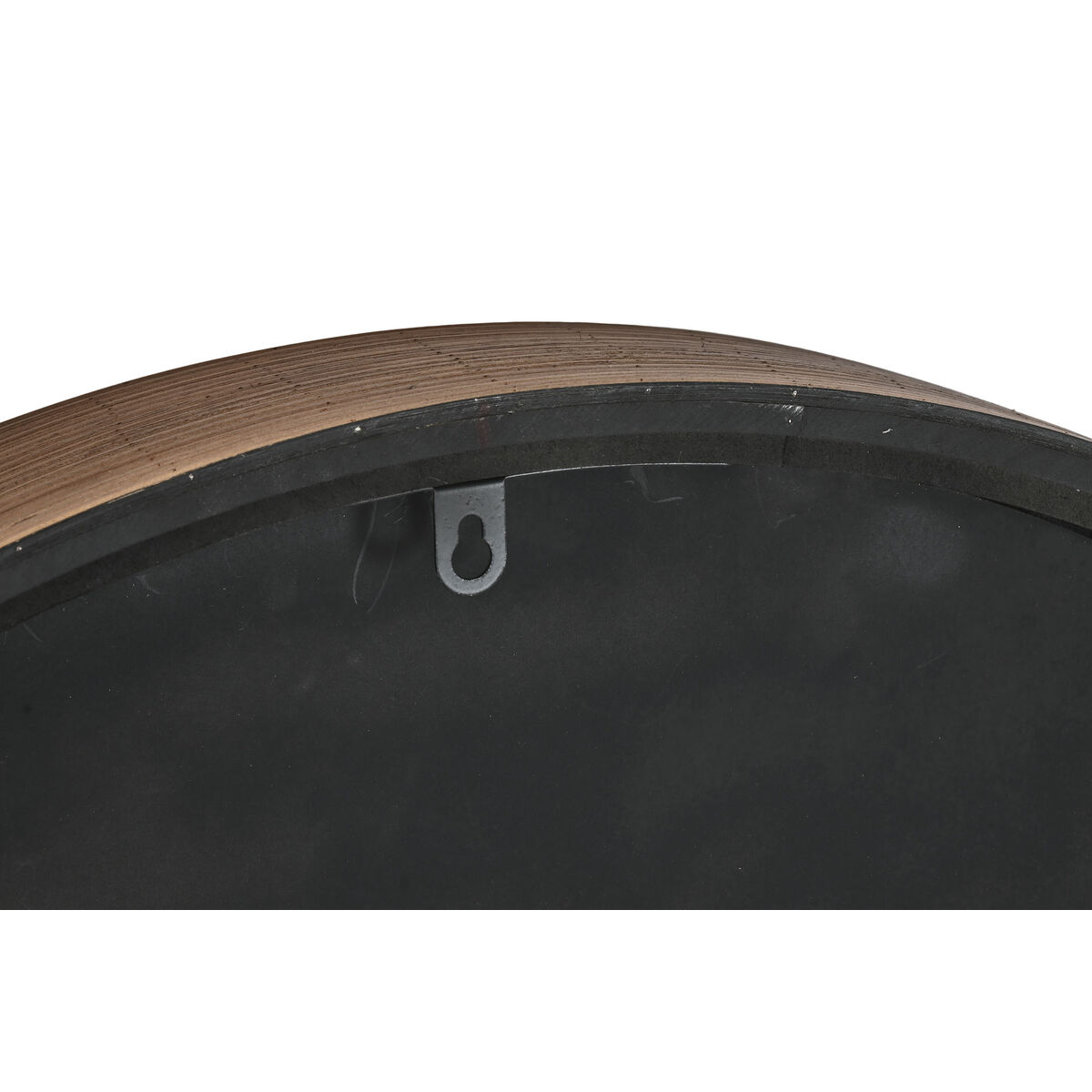 Reloj de Pared Home ESPRIT Blanco Natural Cristal Madera de pino Cottage 80 x 8 x 80 cm