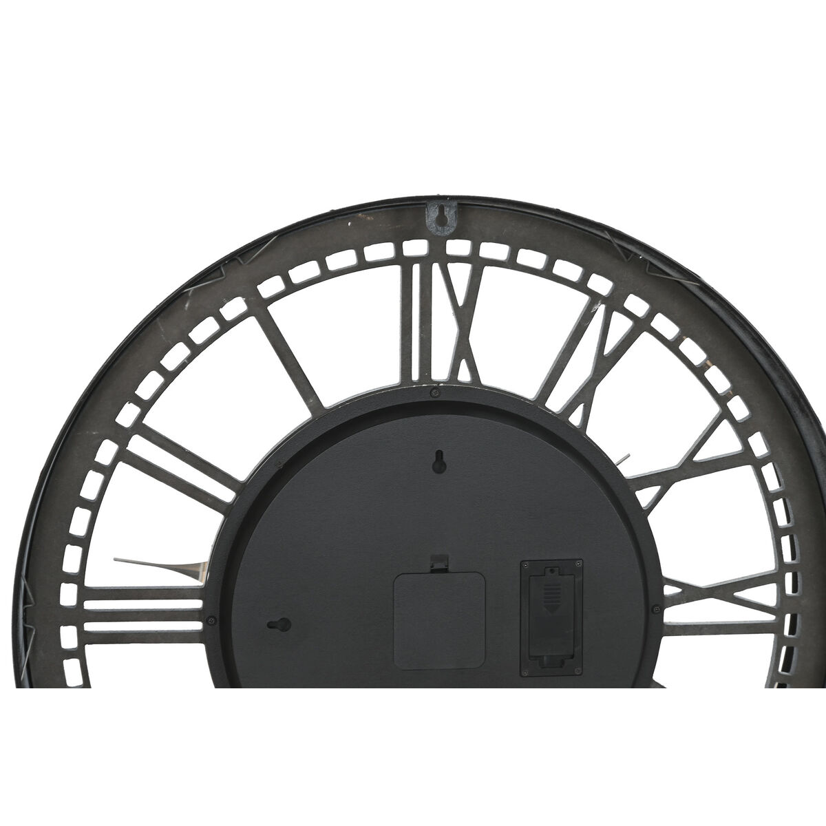 Reloj de Pared Home ESPRIT Blanco Metal Cristal Vintage 60,5 X 9,5 X 60,5 CM