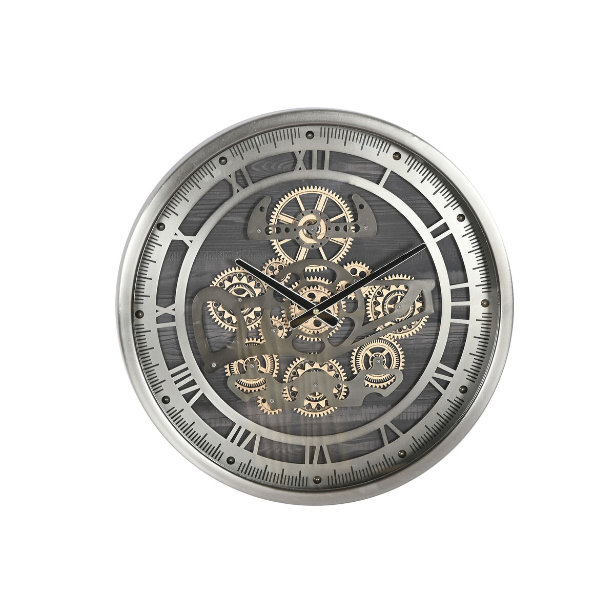 Mesa auxiliar Home ESPRIT Dorado Plateado 50 x 50 x 54 cm