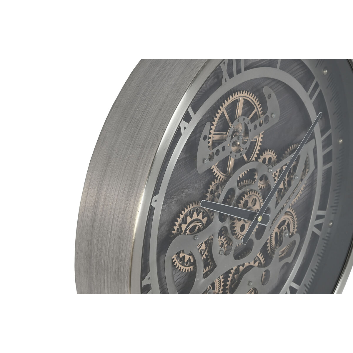 Mesa auxiliar Home ESPRIT Dorado Plateado 50 x 50 x 54 cm