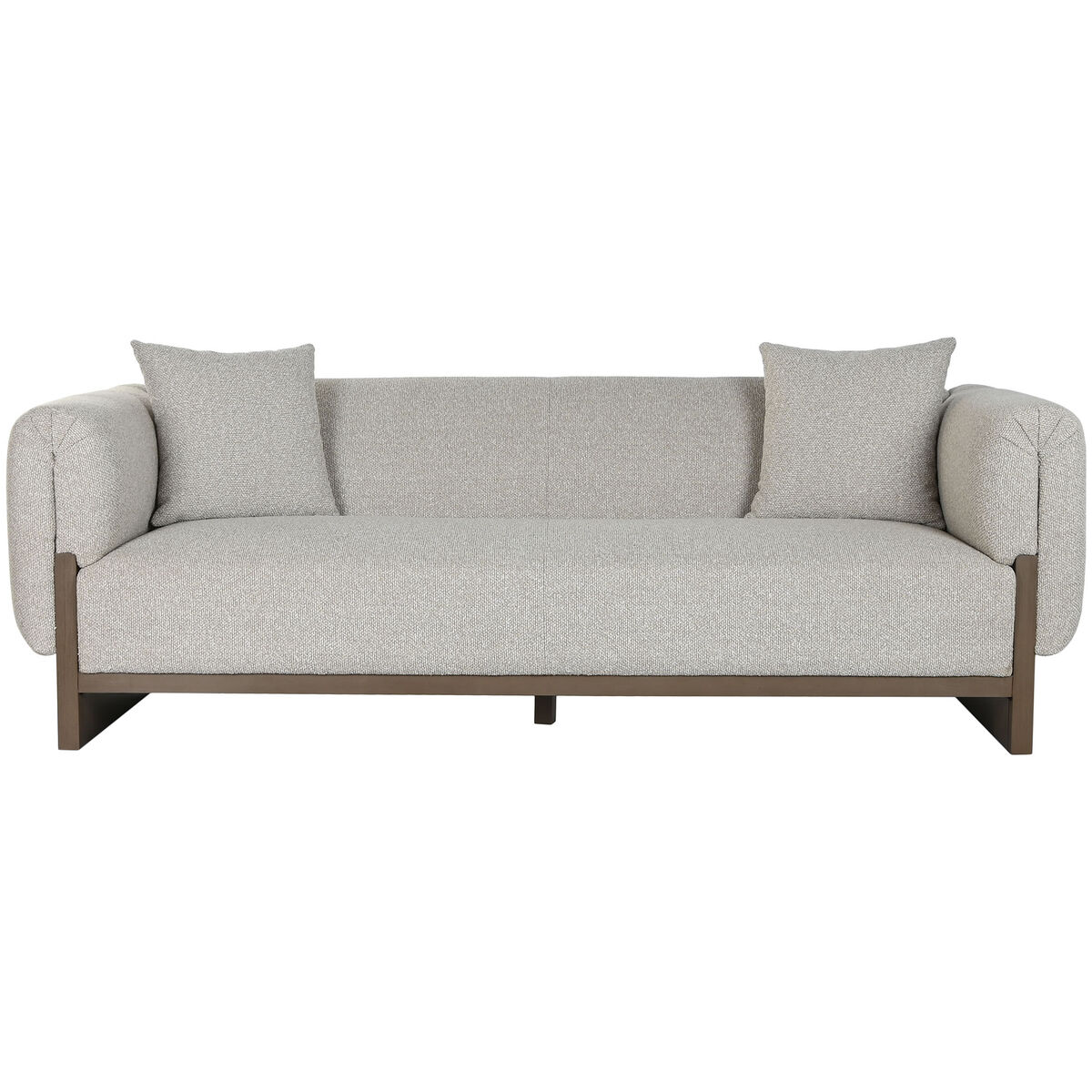 Sofá Home ESPRIT Marrón Beige Scandi 220 x 95 x 77 cm