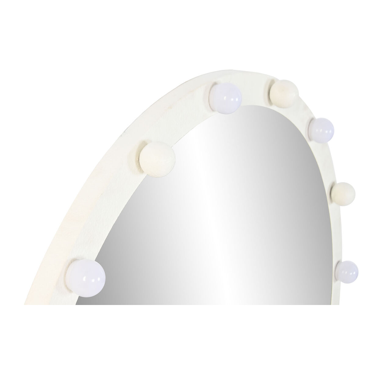 Espejo de pared Home ESPRIT Blanco Moderno 100 X 7,5 X 100 CM