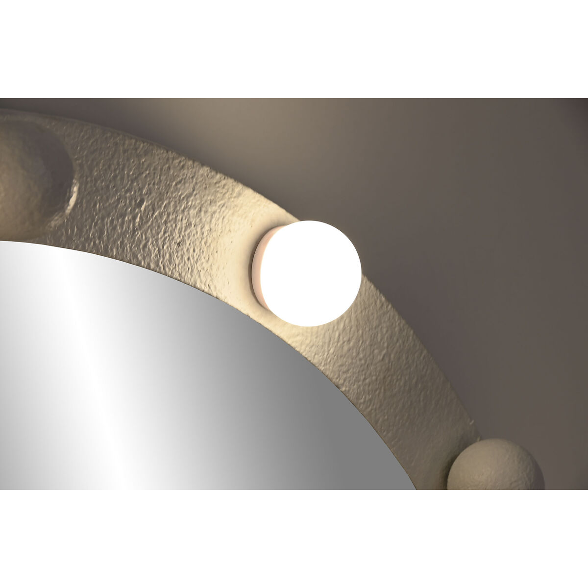 Espejo de pared Home ESPRIT Blanco Moderno 100 X 7,5 X 100 CM