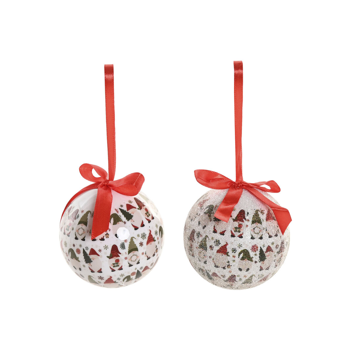 Bola de Navidad Home ESPRIT Multicolor PVC (14 Piezas)