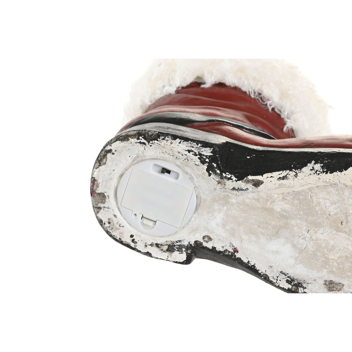 Adorno Navideño Home ESPRIT Blanco Rojo Verde Dorado Bota 29 X 16,5 X 33,5 CM