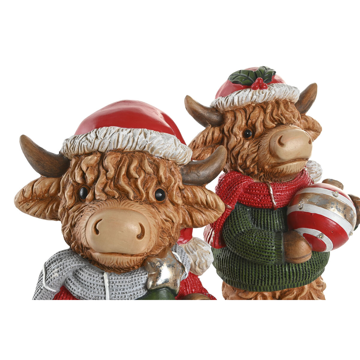 Adorno Navideño Home ESPRIT Multicolor 22,5 X 19 X 38 CM (2 Unidades)