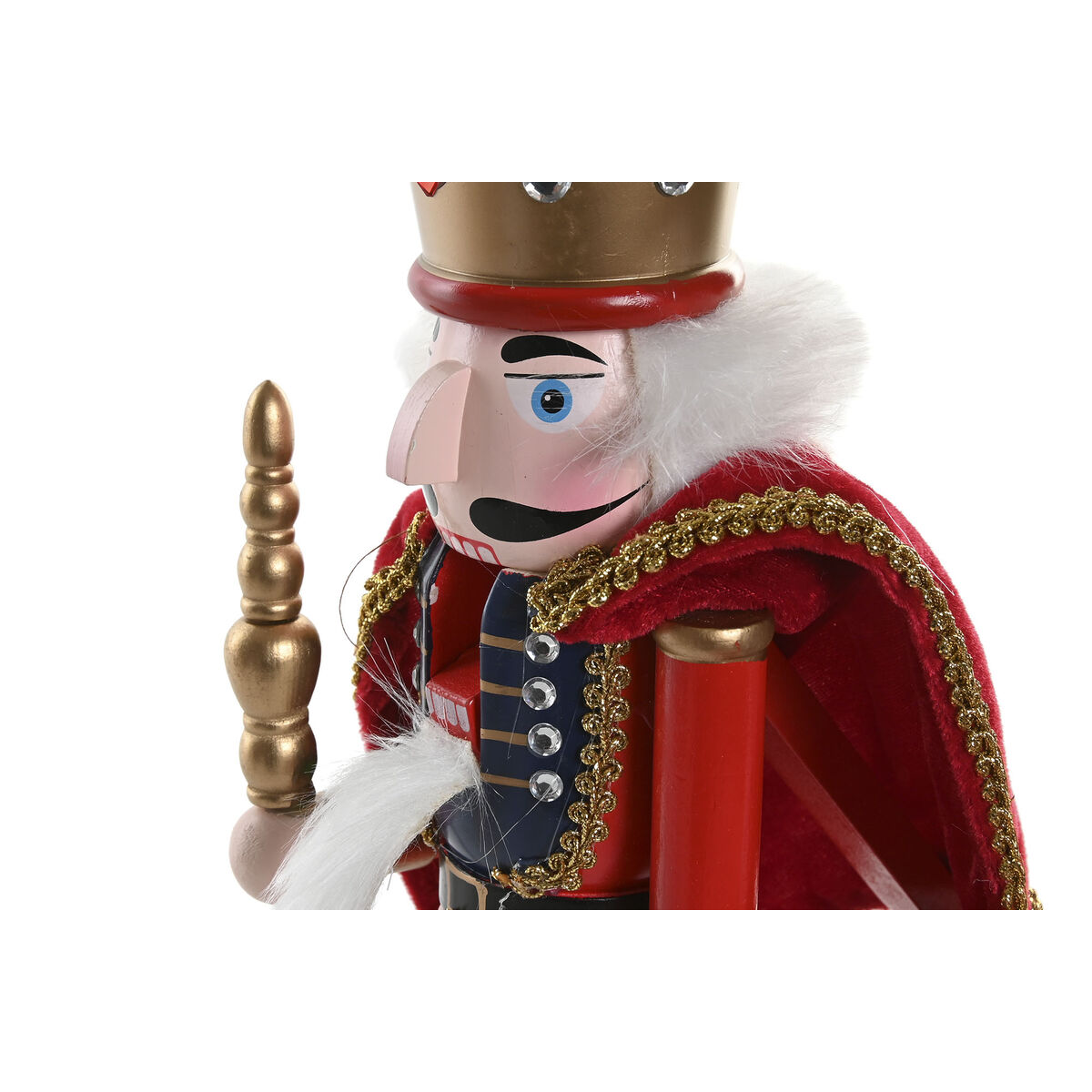 Adorno Navideño Home ESPRIT Multicolor Cascanueces 20 x 20 x 38 cm (2 Unidades)