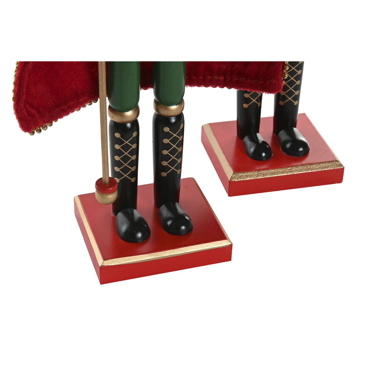 Adorno Navideño Home ESPRIT Multicolor Cascanueces 20 x 20 x 38 cm (2 Unidades)