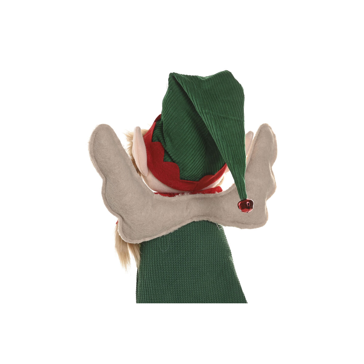 Adorno Navideño Home ESPRIT Rojo Verde Elfo 31 X 13 X 53 CM (2 Unidades)