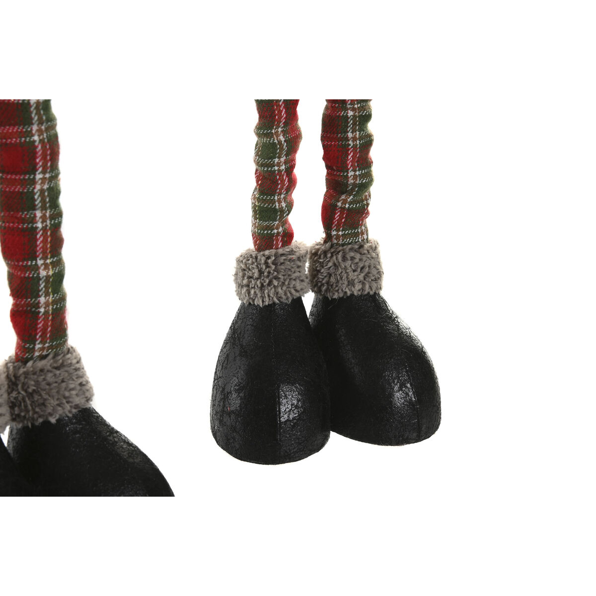 Adorno Navideño Home ESPRIT Rojo Verde 30 X 21 X 54 CM (2 Unidades)