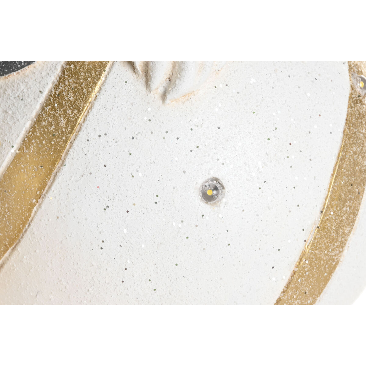 Adorno Navideño Home ESPRIT Blanco Verde Dorado Gnomo 23 X 21,5 X 55 CM (3 Unidades)