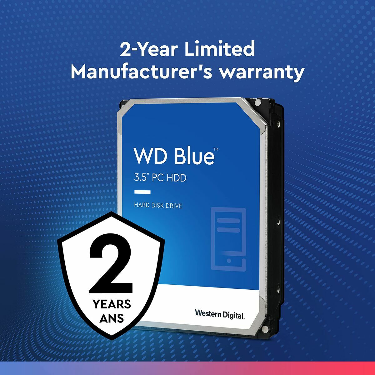 Disco Duro Western Digital Blue WD20EARZ 3,5" 2 TB HDD