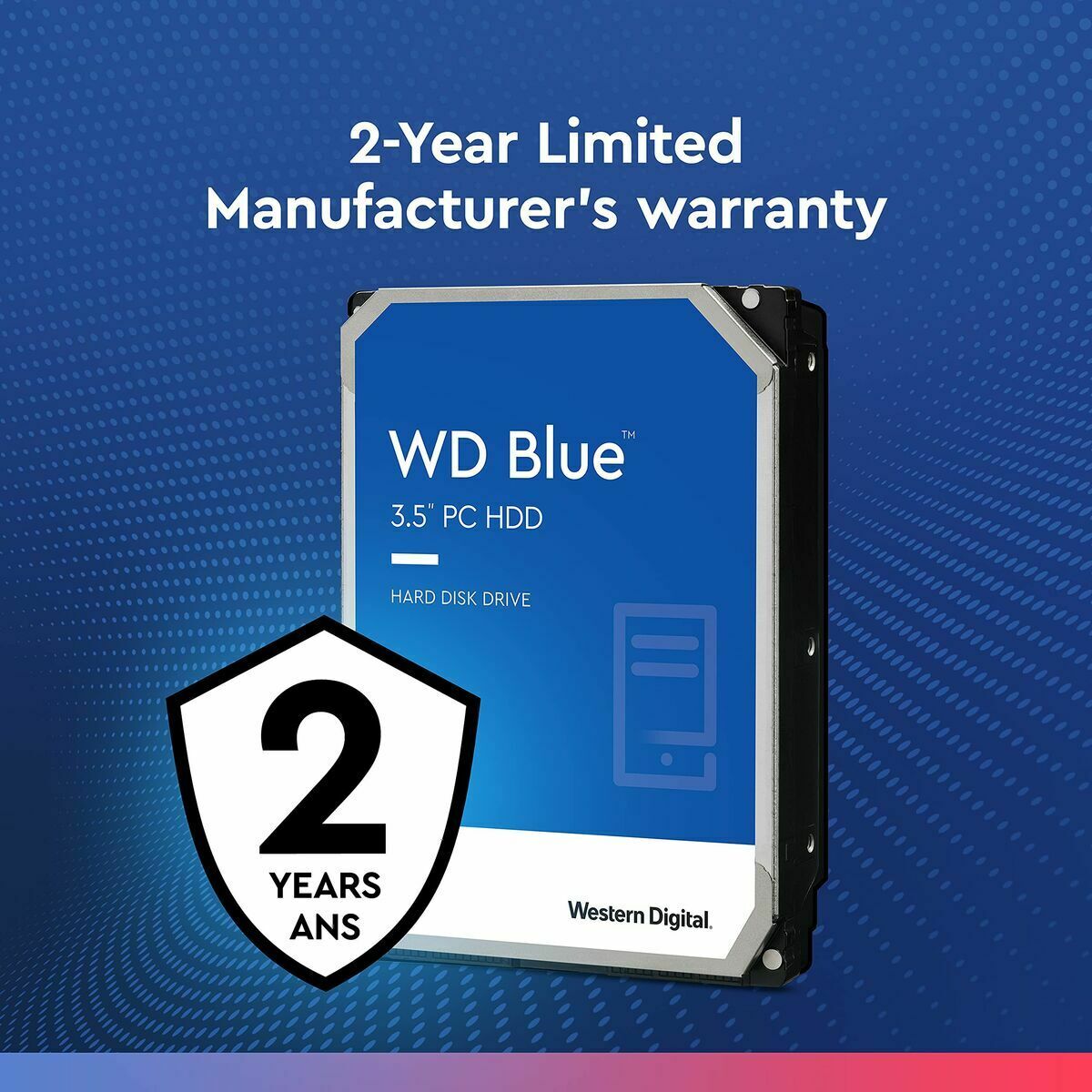 Disco Duro Western Digital Blue WD20EARZ 3,5" 2 TB HDD