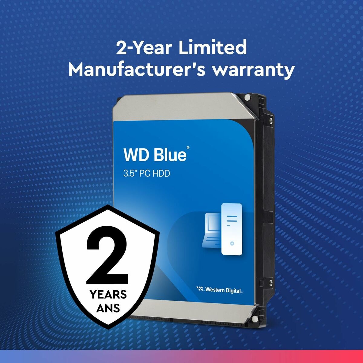 Disco Duro Western Digital Blue WD20EARZ 3,5" 2 TB HDD