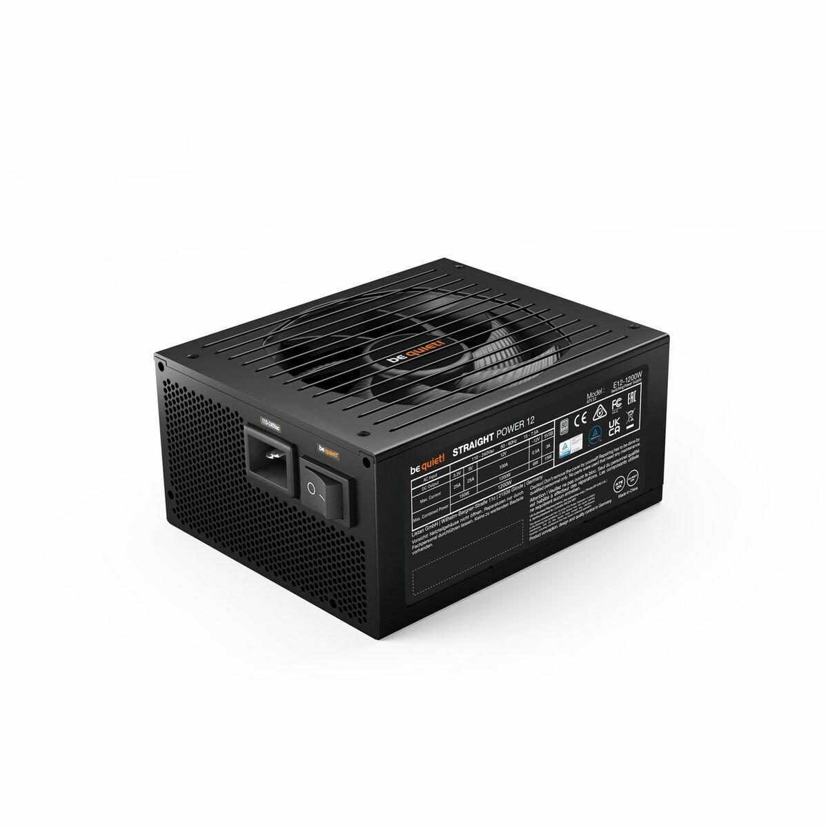 Fuente de Alimentación Be Quiet! BN339 ATX 1200 W 80 PLUS Platinum