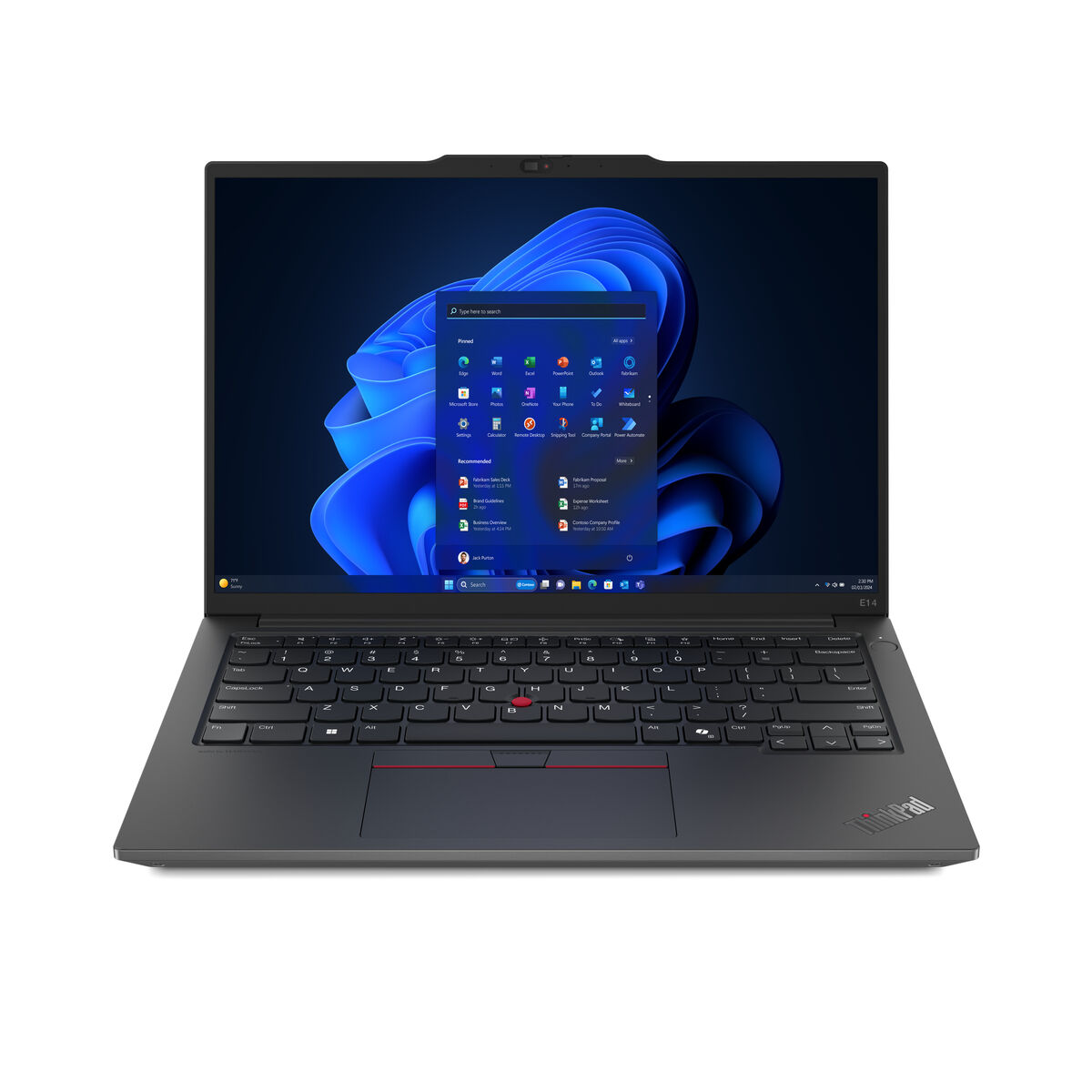 Laptop Lenovo THINKPAD E16 G2 14" 16" AMD Ryzen 5 7535HS 16 GB RAM 512 GB SSD Qwerty Español (Reacondicionado A)