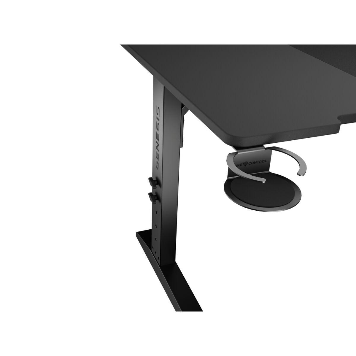 Mesa de Escritorio Genesis NDS-2250 Negro Acero Madera MDF (Reacondicionado A)