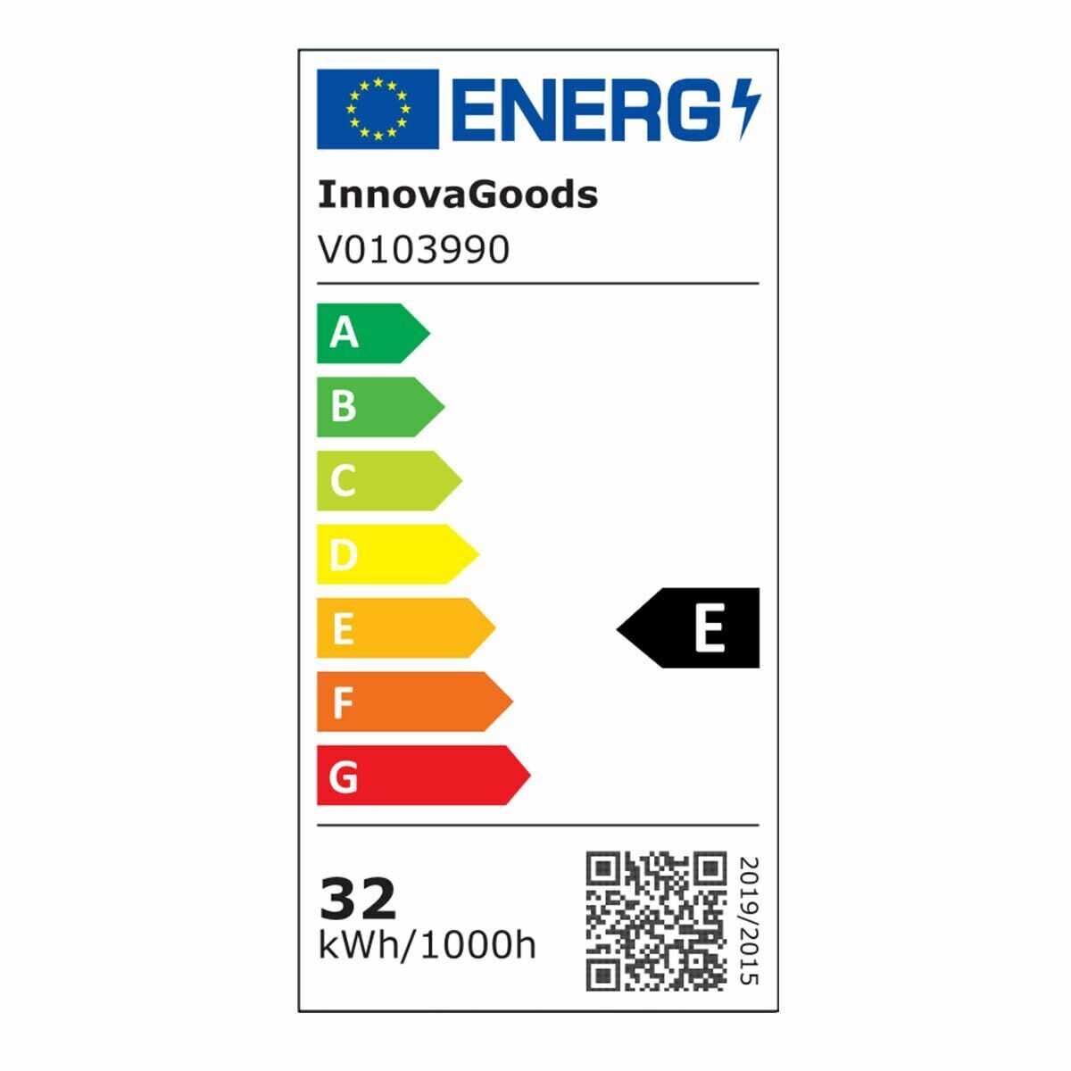 Ventilador de Techo con Luz LED y 4 Aspas Retráctiles InnovaGoods 80 W Plateado Ø49-104 cm (Reacondicionado D)