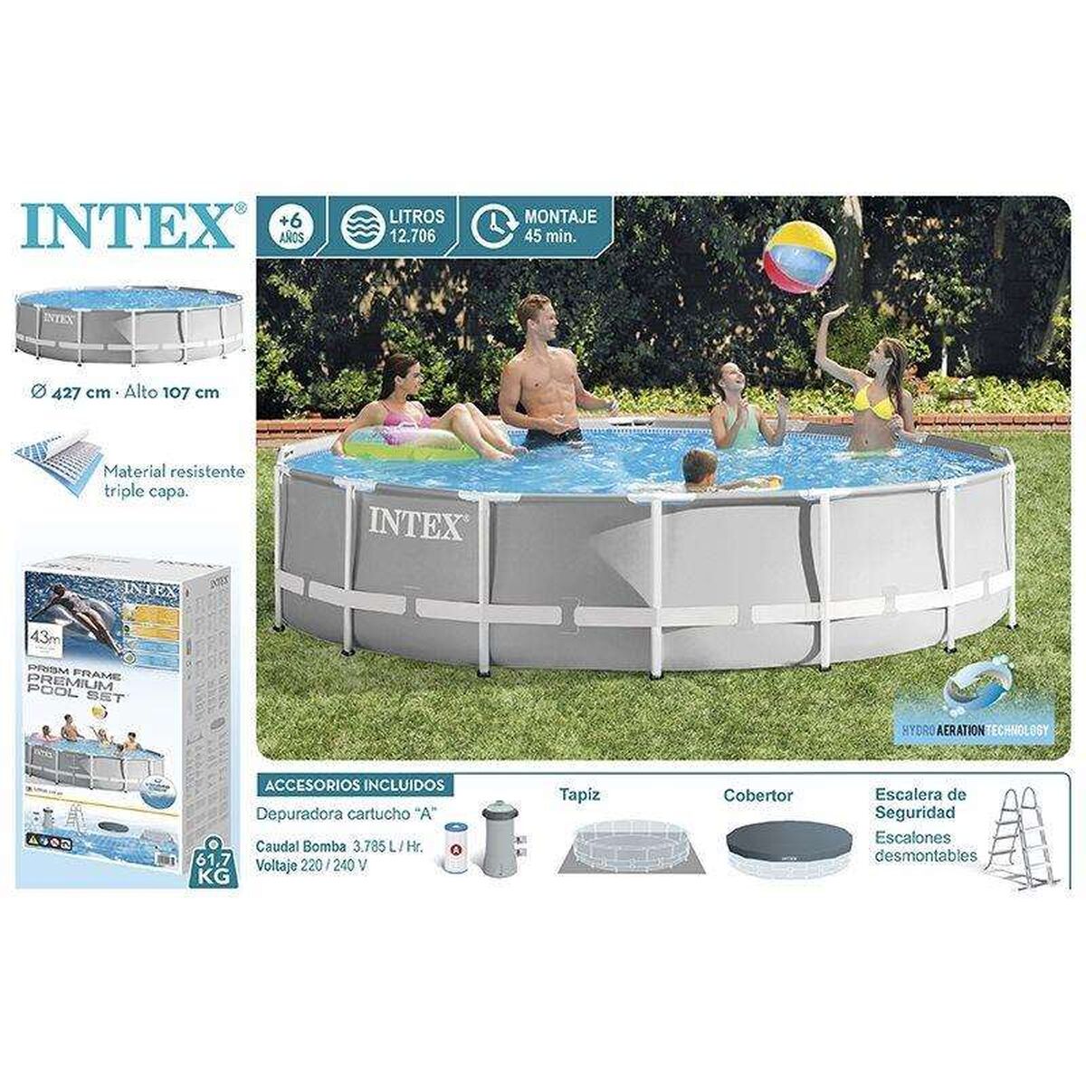 Piscina Desmontable Intex 26720NP (Reacondicionado A)