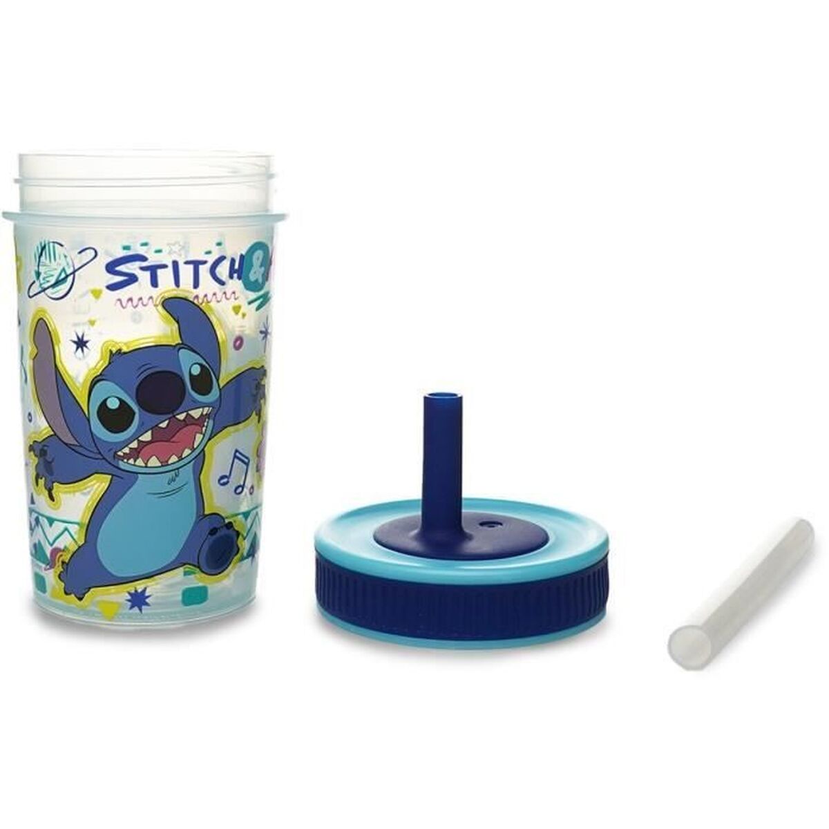 Vaso de Aprendizaje ThermoBaby LILO & STITCH 420 ml Azul