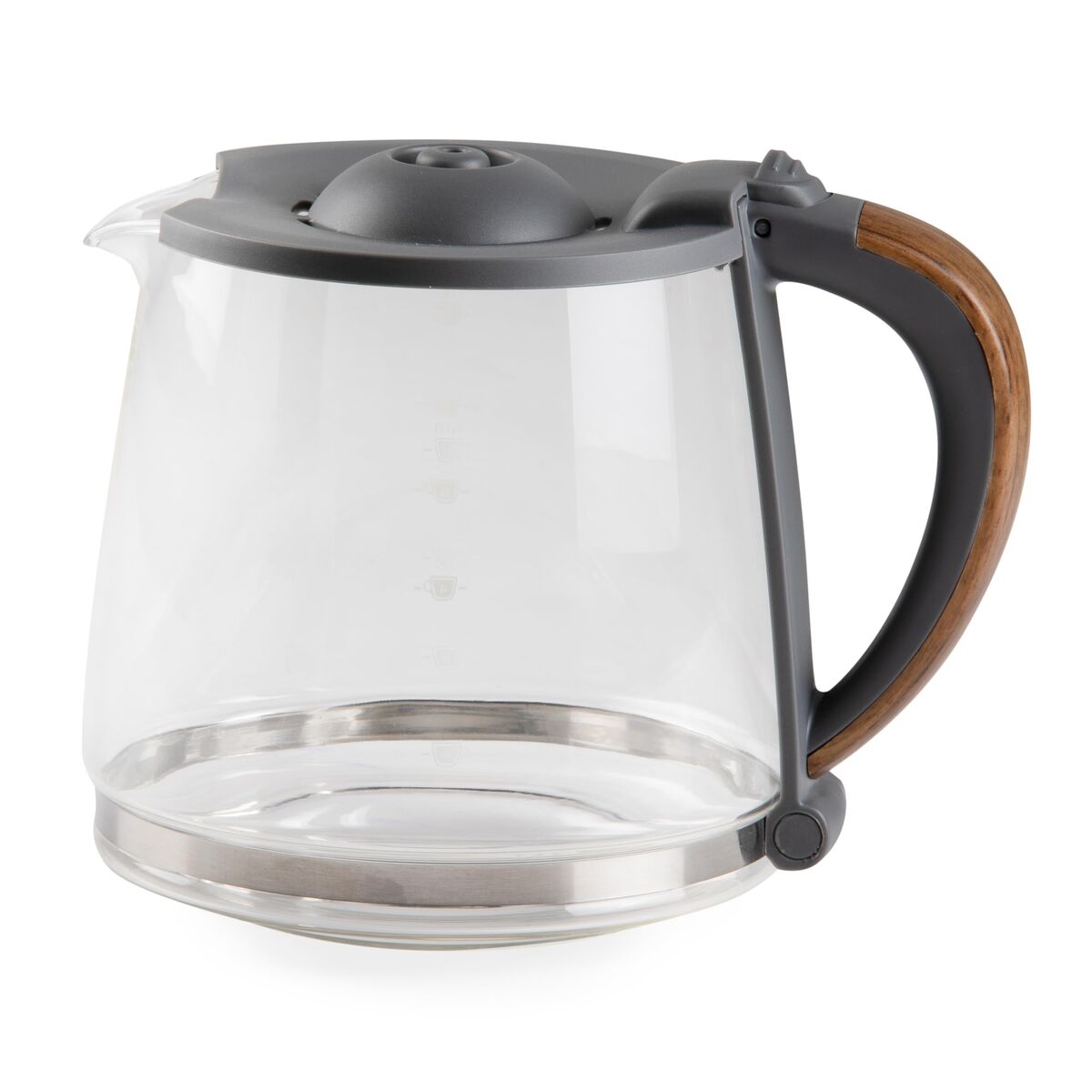 Cafetera de Goteo DOMO DO754K Gris 900 W 10 Tazas 1,25 L