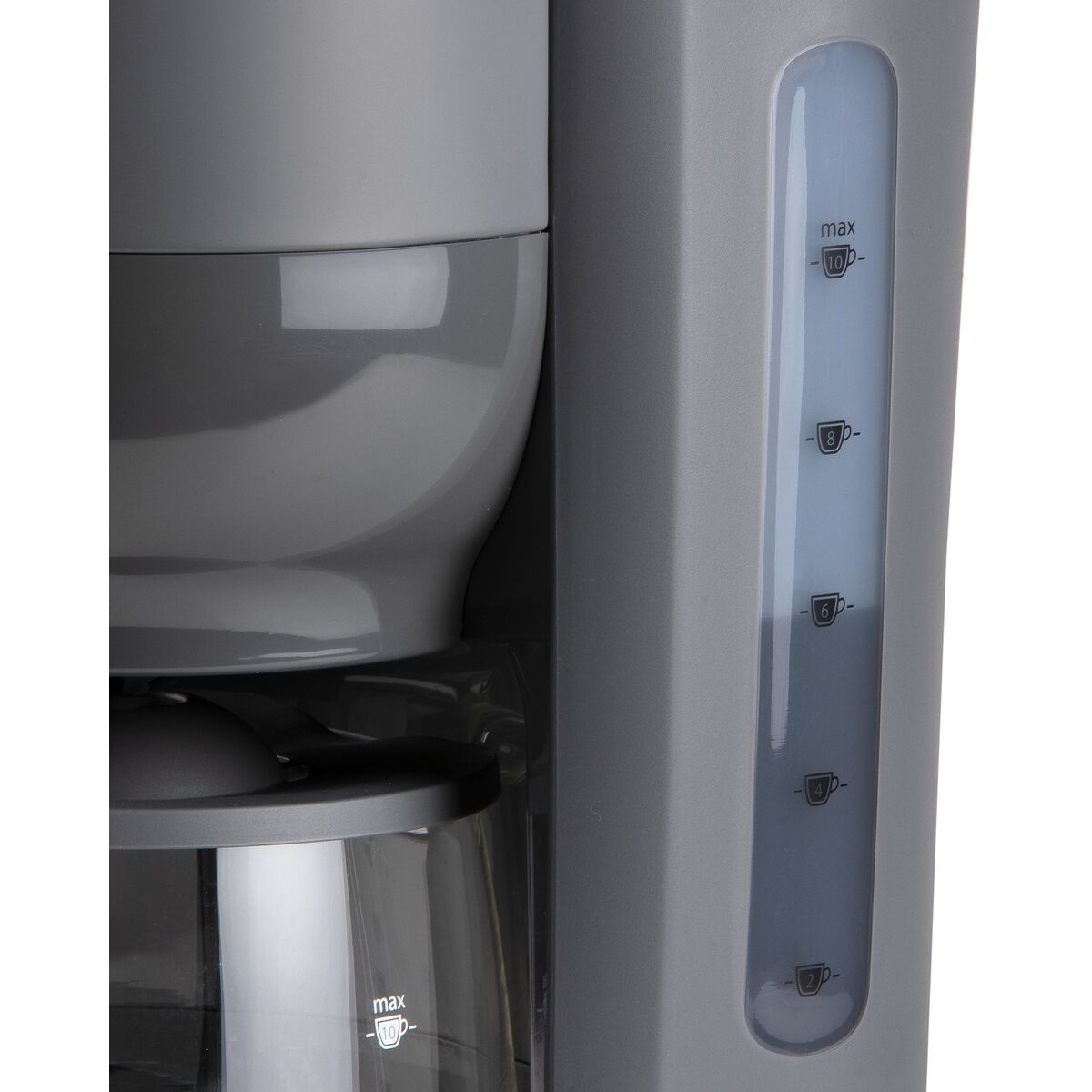 Cafetera de Goteo DOMO DO754K Gris 900 W 10 Tazas 1,25 L