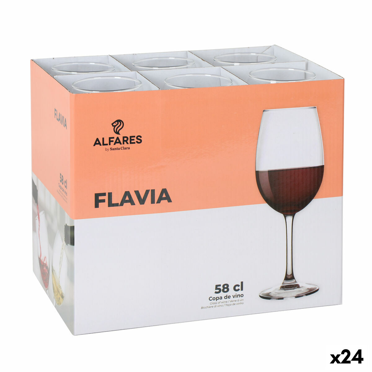 Copa de vino Alfares Flavia (24 Unidades)