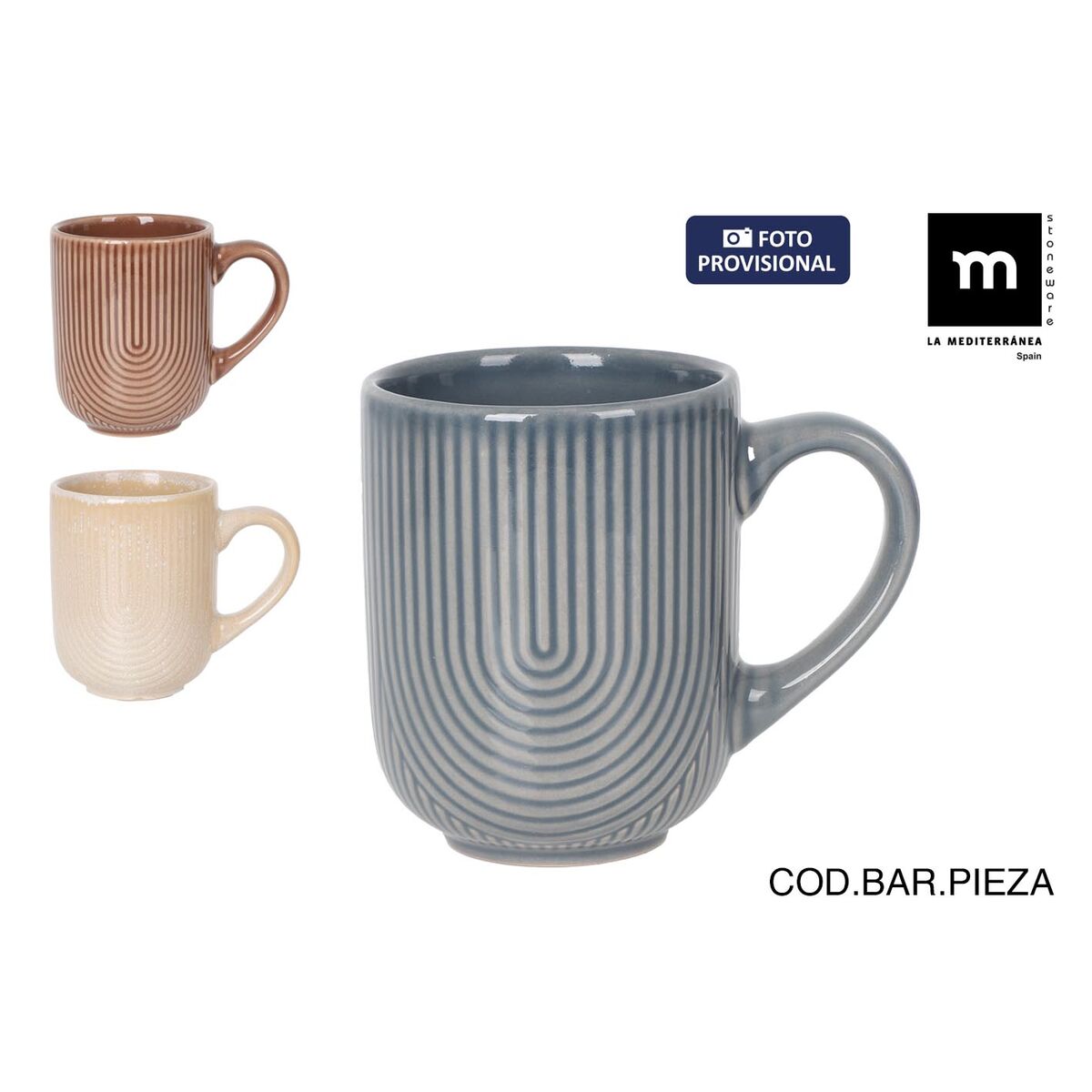 Taza La Mediterránea Totec 300 ml (18 Unidades)