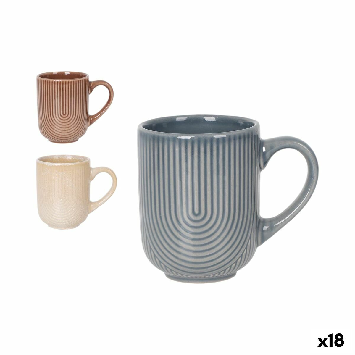 Taza La Mediterránea Totec 300 ml (18 Unidades)