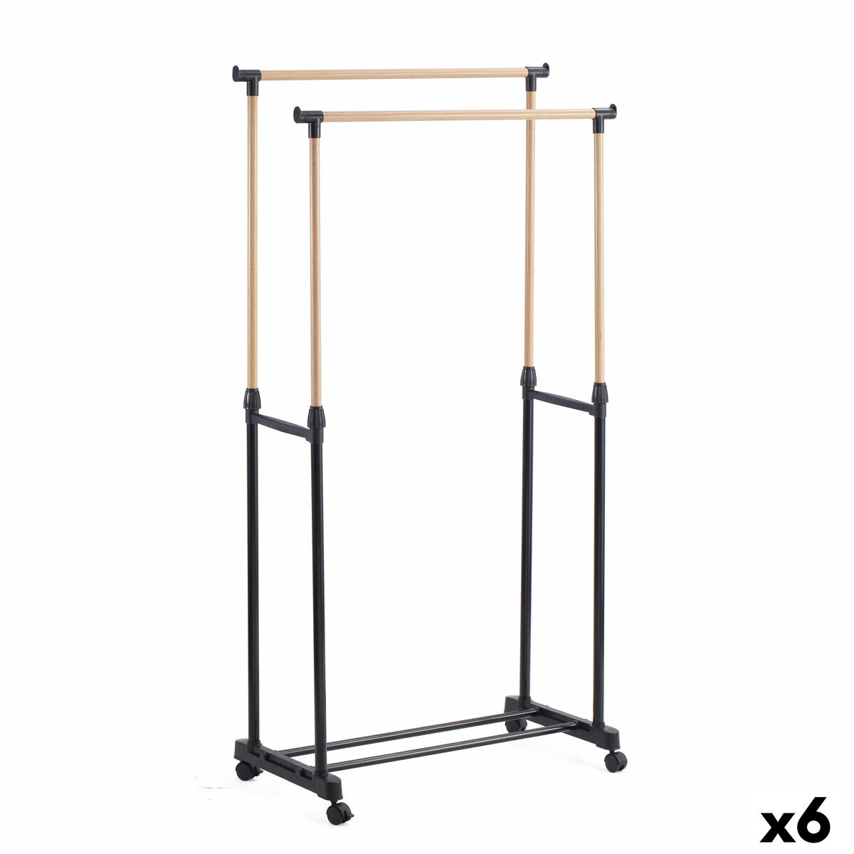 Perchero Confortime Wood 160 cm 19 mm 80 x 43 x 90 cm (6 Unidades)