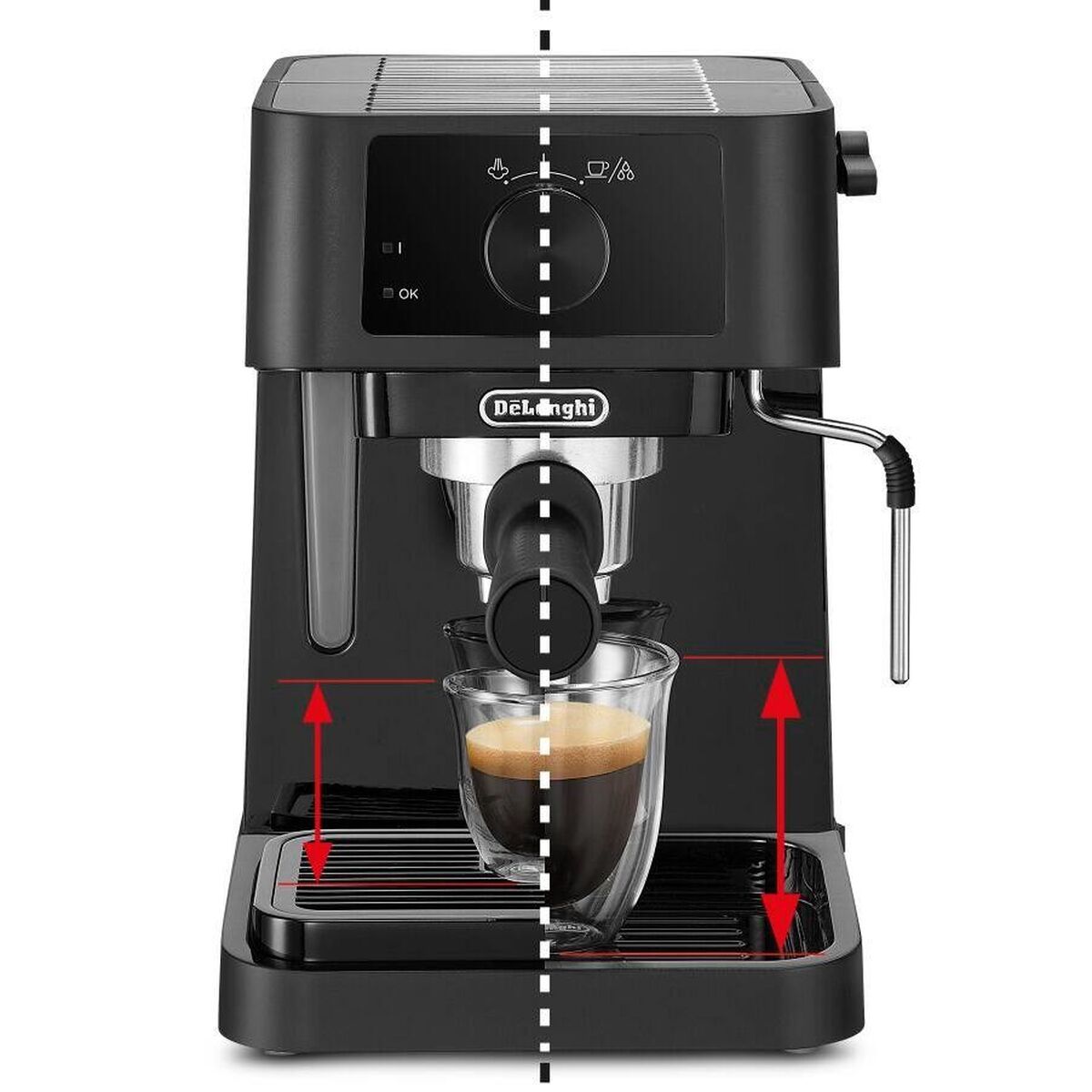 Cafetera Express DeLonghi EC230BK Negro 1100 W 1 L