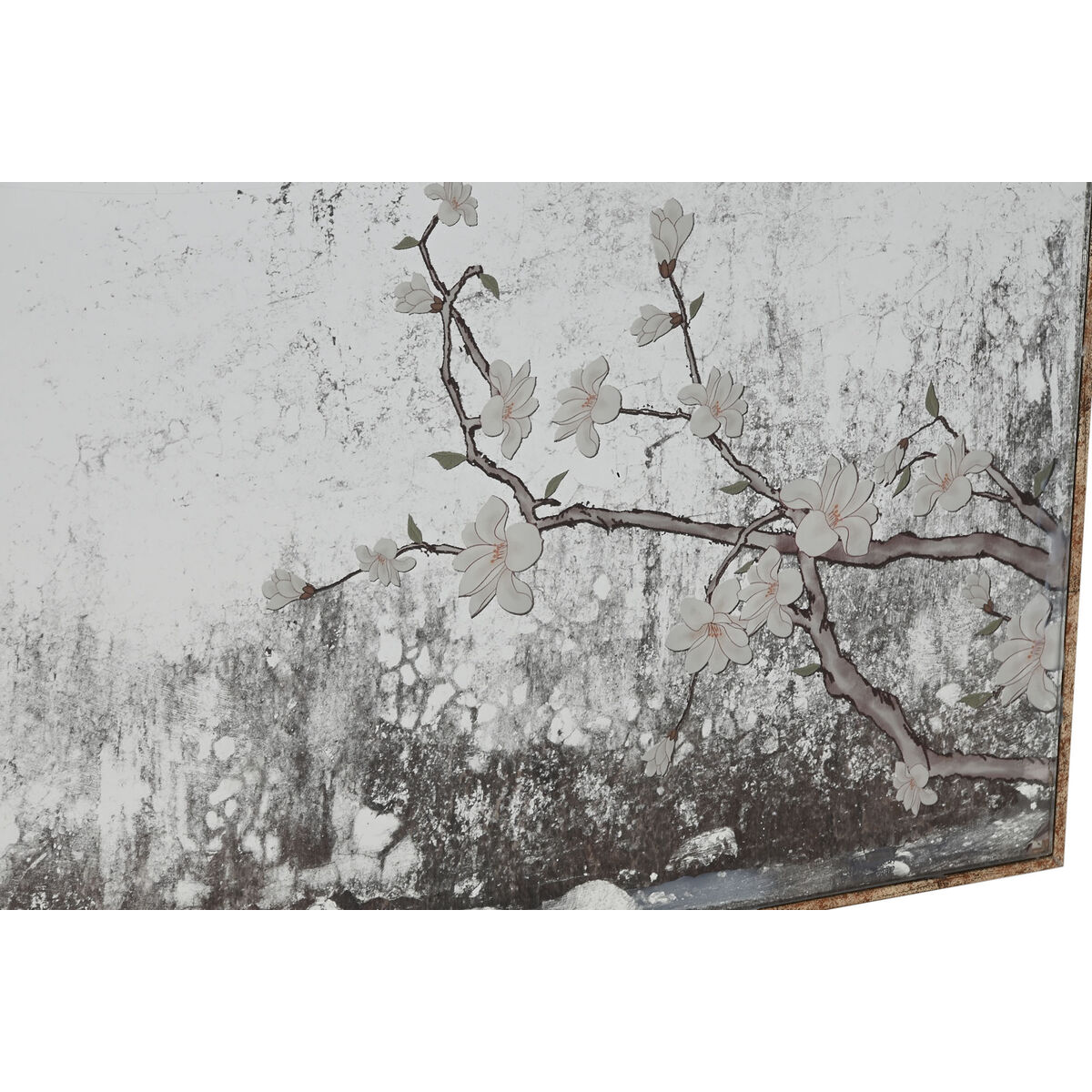 Espejo de pared Home ESPRIT Negro Dorado Oriental 60 x 4 x 120 cm