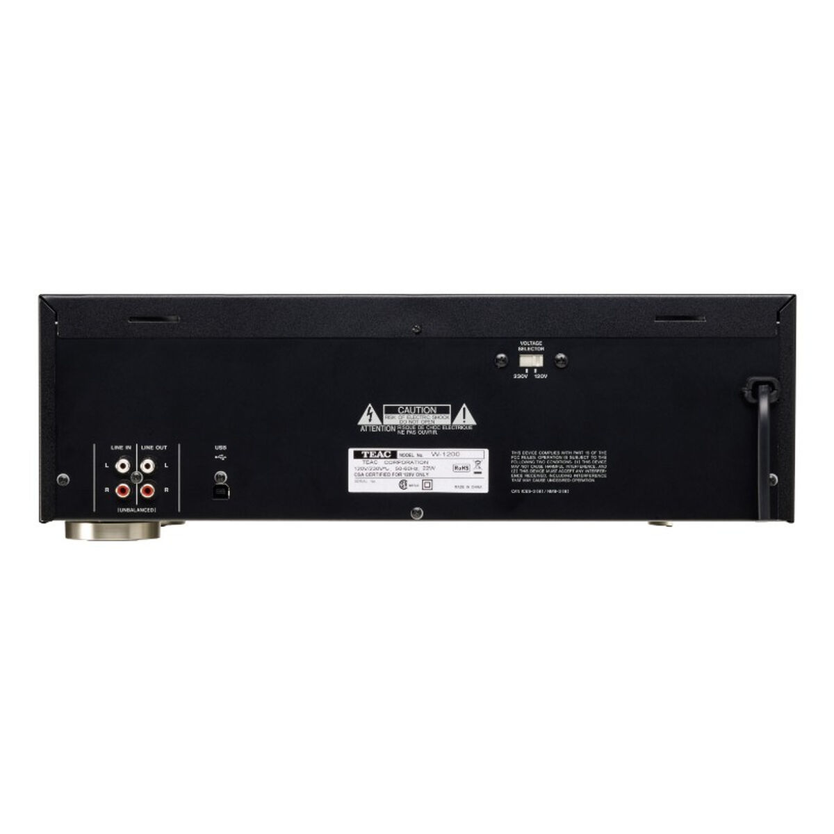 Radio Cassette Teac W-1200-B