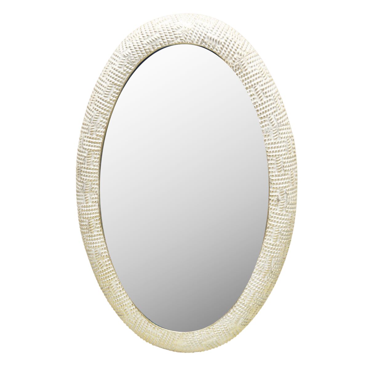 Espejo de pared Home ESPRIT Blanco Dorado Oriental