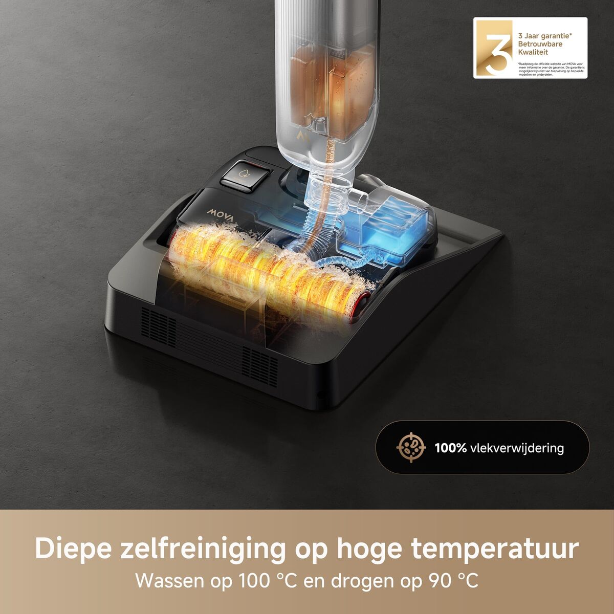 Aspirador MOVA Negro 450 W