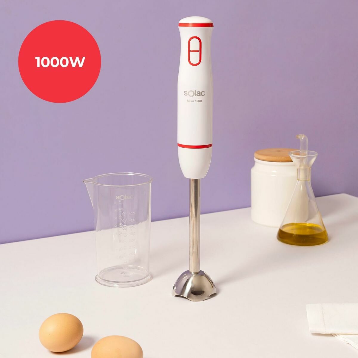 Batidora de Mano Solac BA5625 Blanco