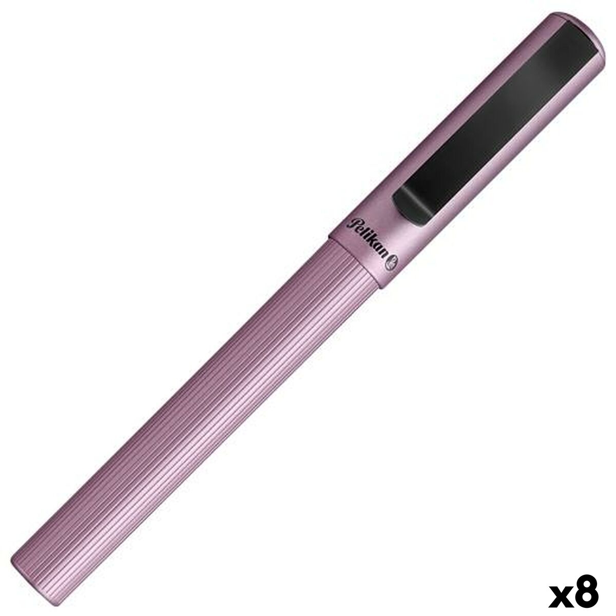 Bolígrafo Roller Pelikan PIÑA COLADA Malva 0,7 mm (8 Unidades)