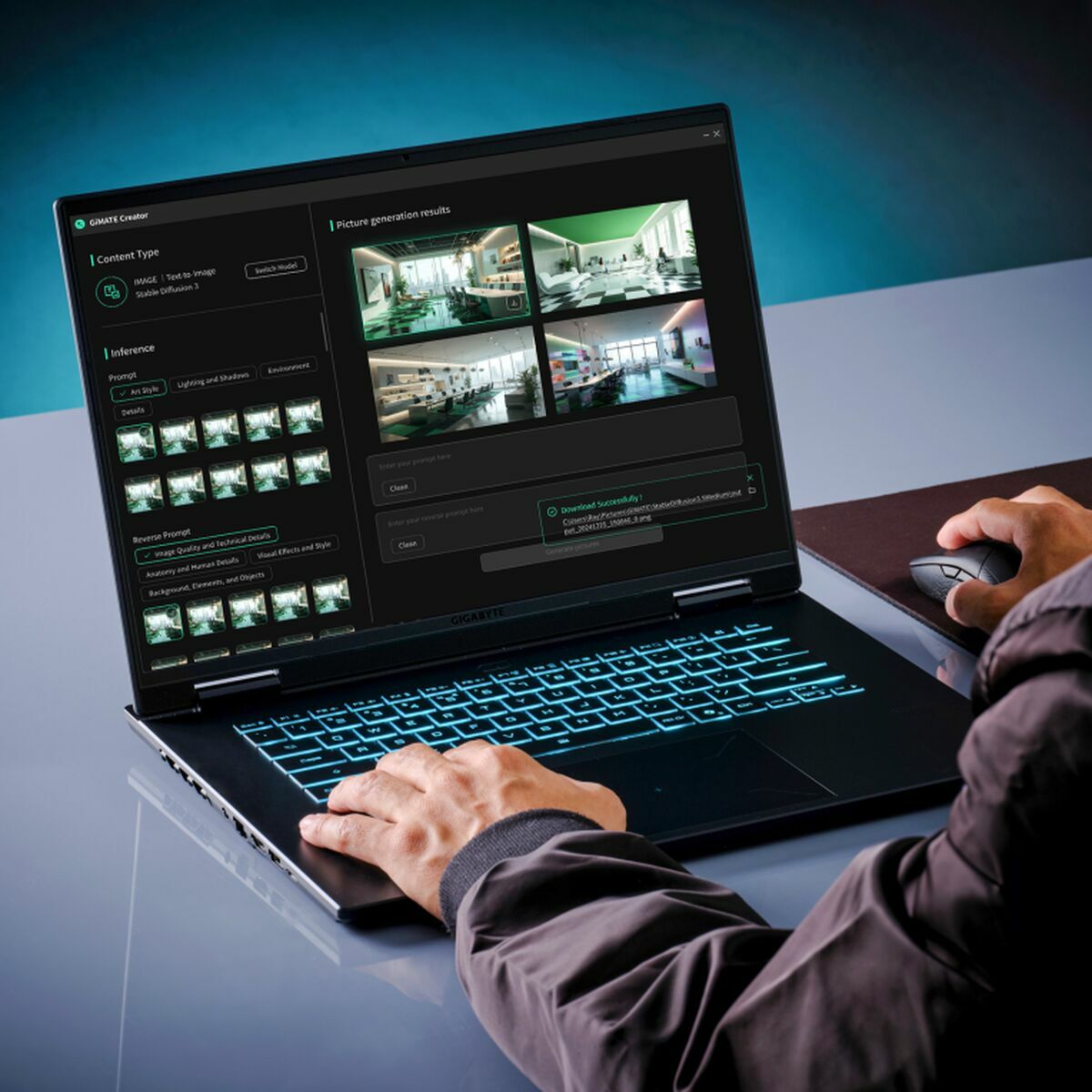 Laptop Gigabyte GAMING A16 CWHI3ES864SH 16" Intel Core i7-13620H 32 GB RAM 1 TB SSD