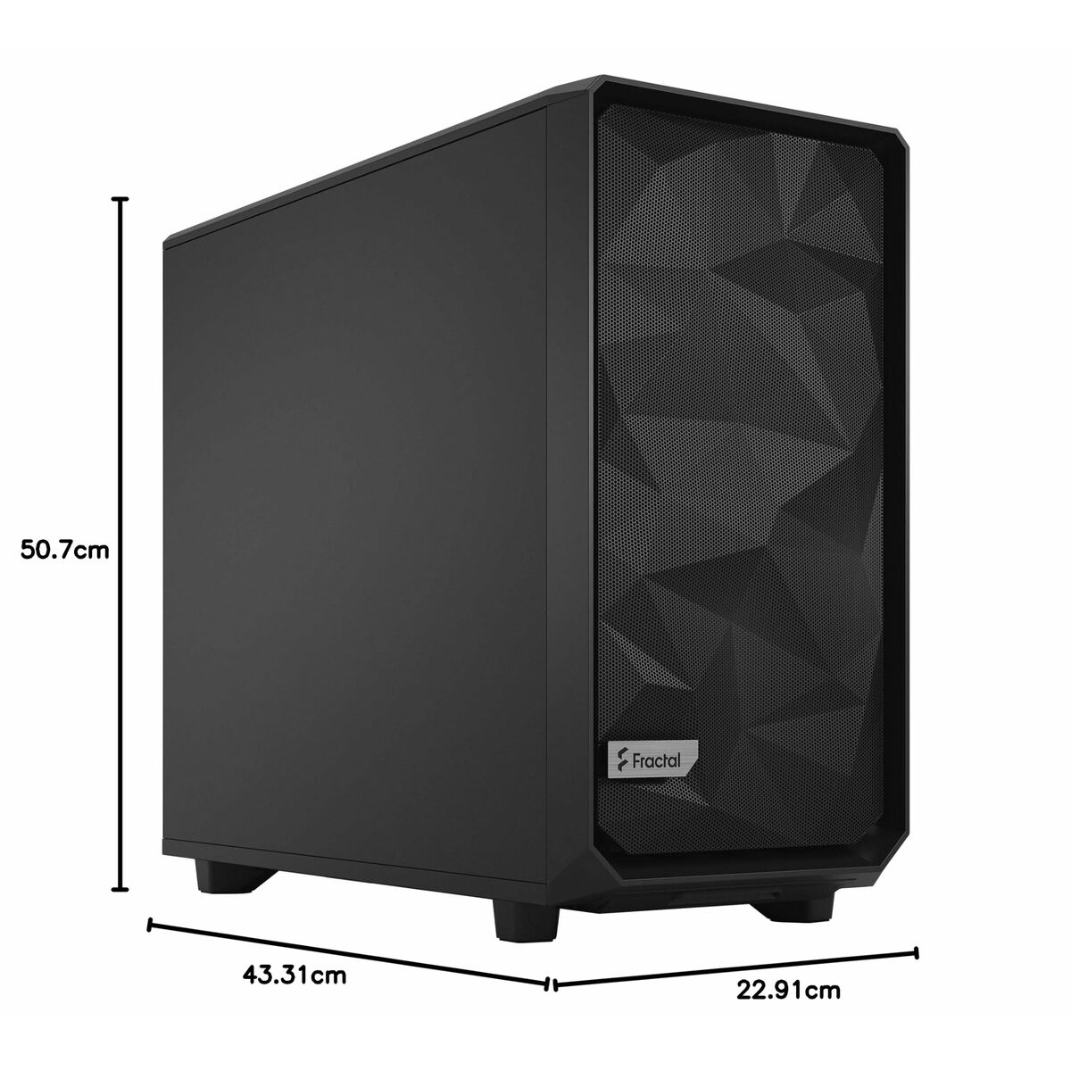 Caja Semitorre ATX Fractal Design FD-C-MES3A-01 Negro