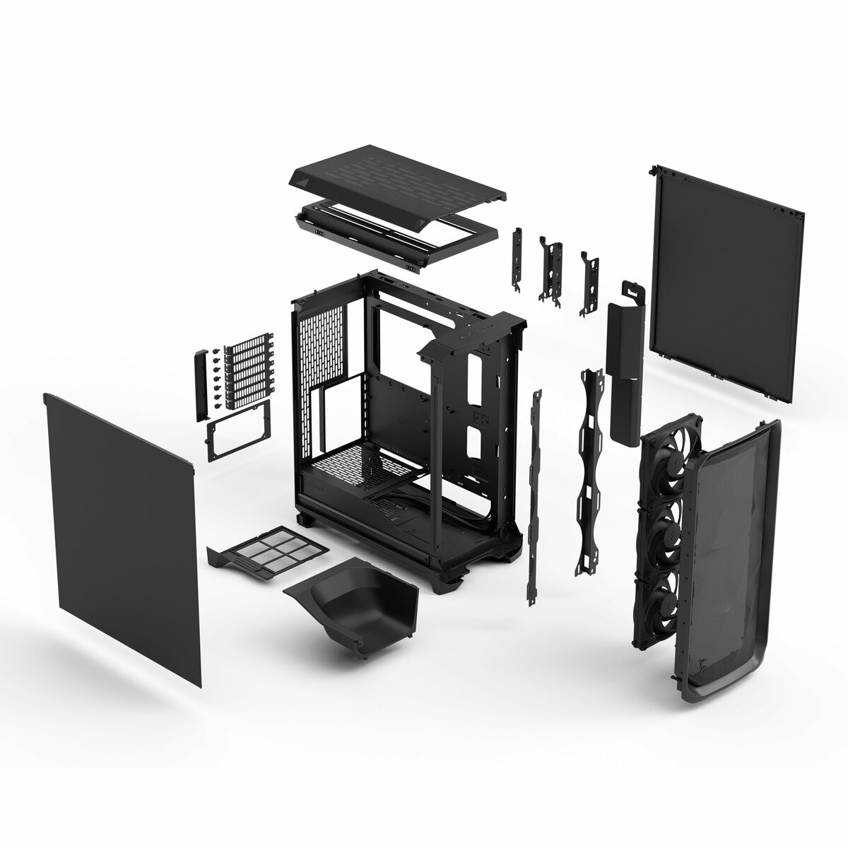 Caja Semitorre ATX Fractal Design FD-C-MES3A-01 Negro