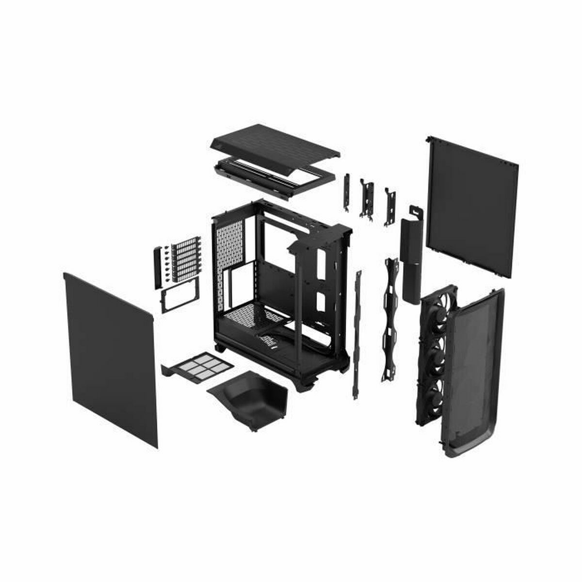 Caja Semitorre ATX Fractal Design FD-C-MES3A-01 Negro