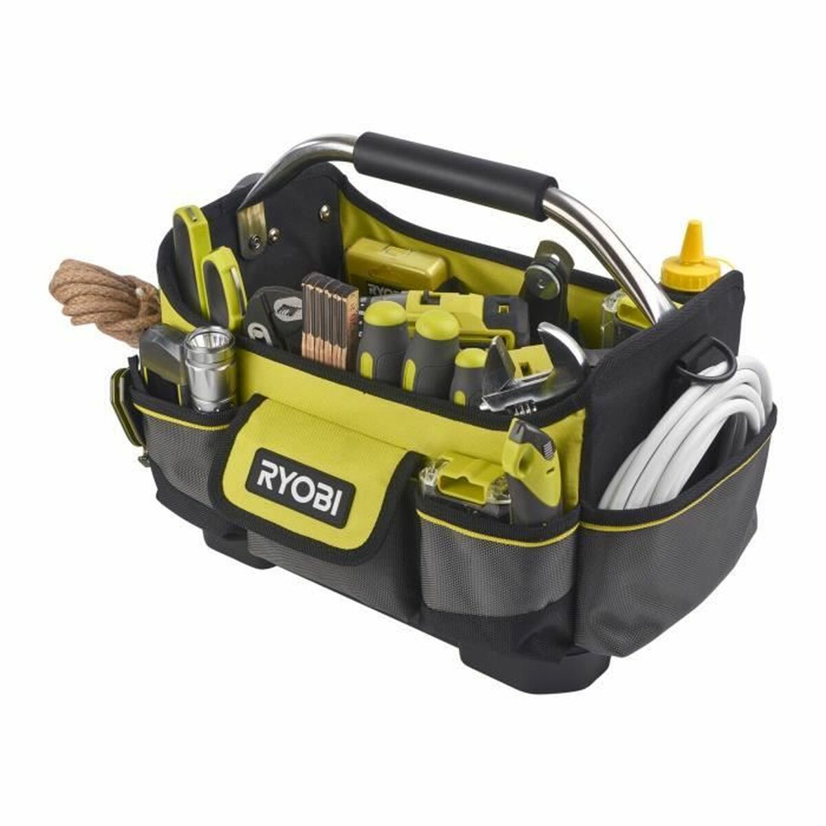 Bolsa de herramientas Ryobi RBSSOT1 25 x 32 x 20 cm Negro/Amarillo Poliéster 20 L