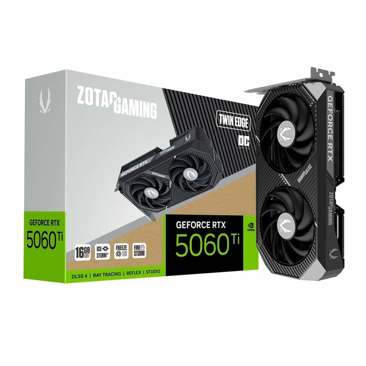 Tarjeta Gráfica Zotac ZT-B50620H-10M geforce rtx 5060 ti 16 GB GDDR7