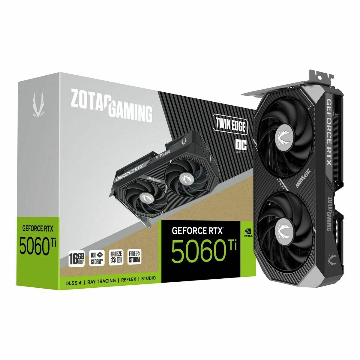 Tarjeta Gráfica Zotac ZT-B50620H-10M geforce rtx 5060 ti 16 GB GDDR7