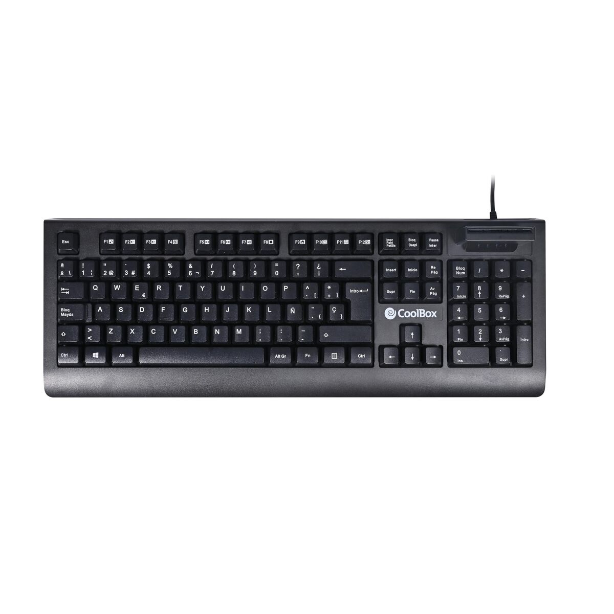 Teclado CoolBox COO-TEC04DNI Negro Qwerty Español