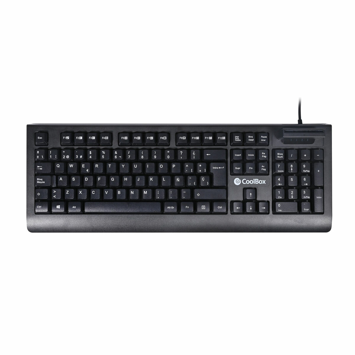 Teclado CoolBox COO-TEC04DNI Negro Qwerty Español